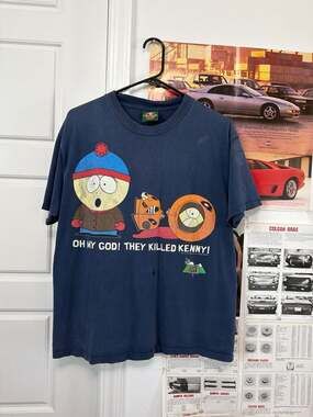 Vintage 1997 Logotel South Park Oh My God! They Killed Kenny! T-Shirt
